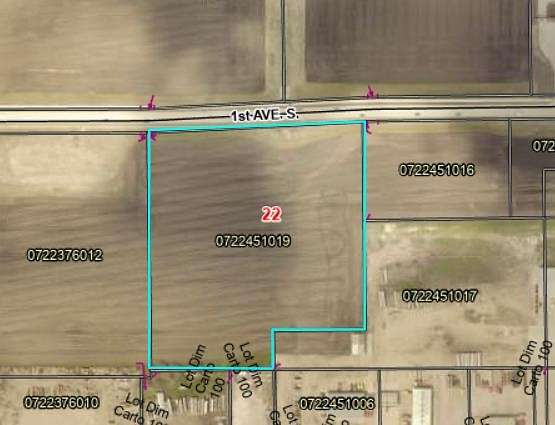 12.5 Acres of Commercial Land for Sale in Fort Dodge, Iowa