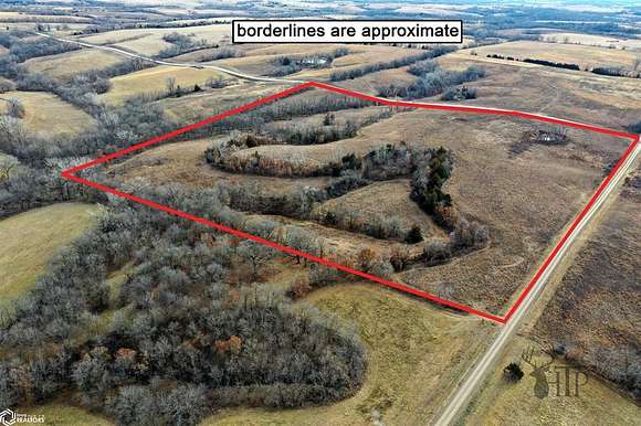 40 Acres of Recreational Land & Farm for Sale in Redding, Iowa