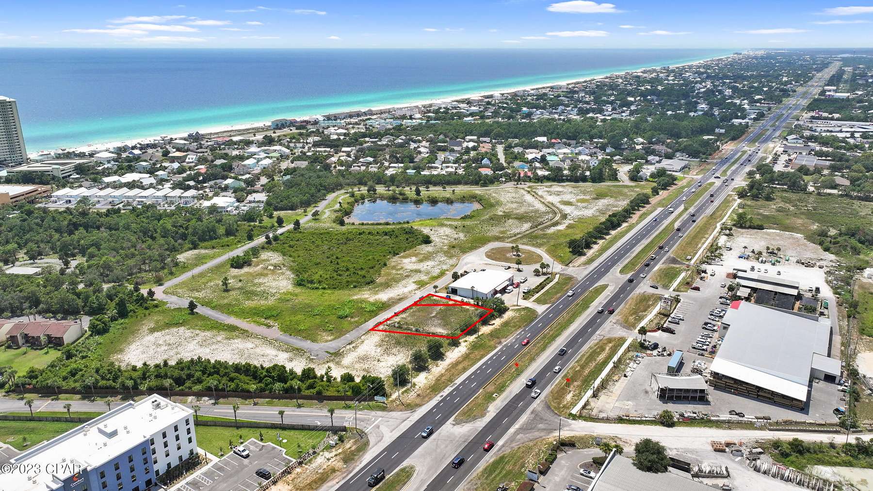 0.54 Acres of Commercial Land for Sale in Panama City Beach, Florida