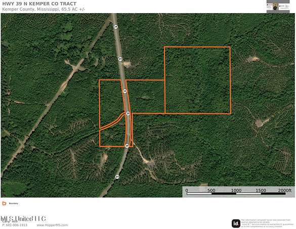 67.4 Acres of Recreational Land & Farm for Sale in De Kalb, Mississippi