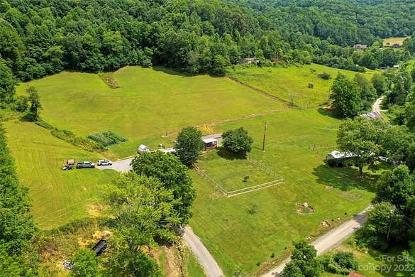 5.9 Acres of Land with Home for Sale in Clyde, North Carolina