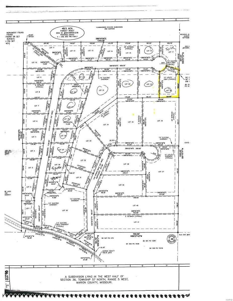 0.74 Acres of Residential Land for Sale in Hannibal, Missouri