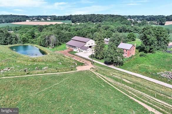 82.9 Acres of Agricultural Land with Home for Sale in New Freedom, Pennsylvania