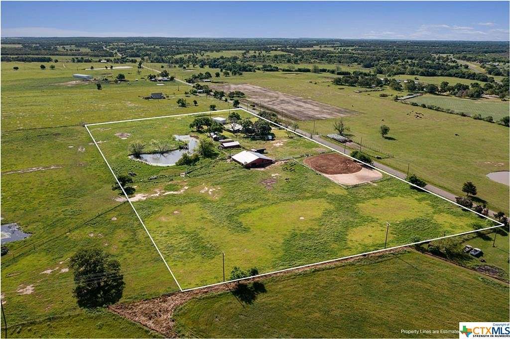 10 Acres of Land with Home for Sale in Thorndale, Texas