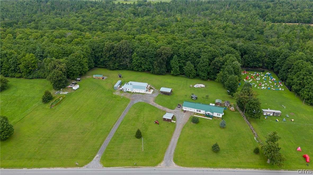 60 Acres of Recreational Land with Home for Sale in Potsdam, New York