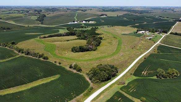 72 Acres of Recreational Land & Farm for Sale in Audubon, Iowa