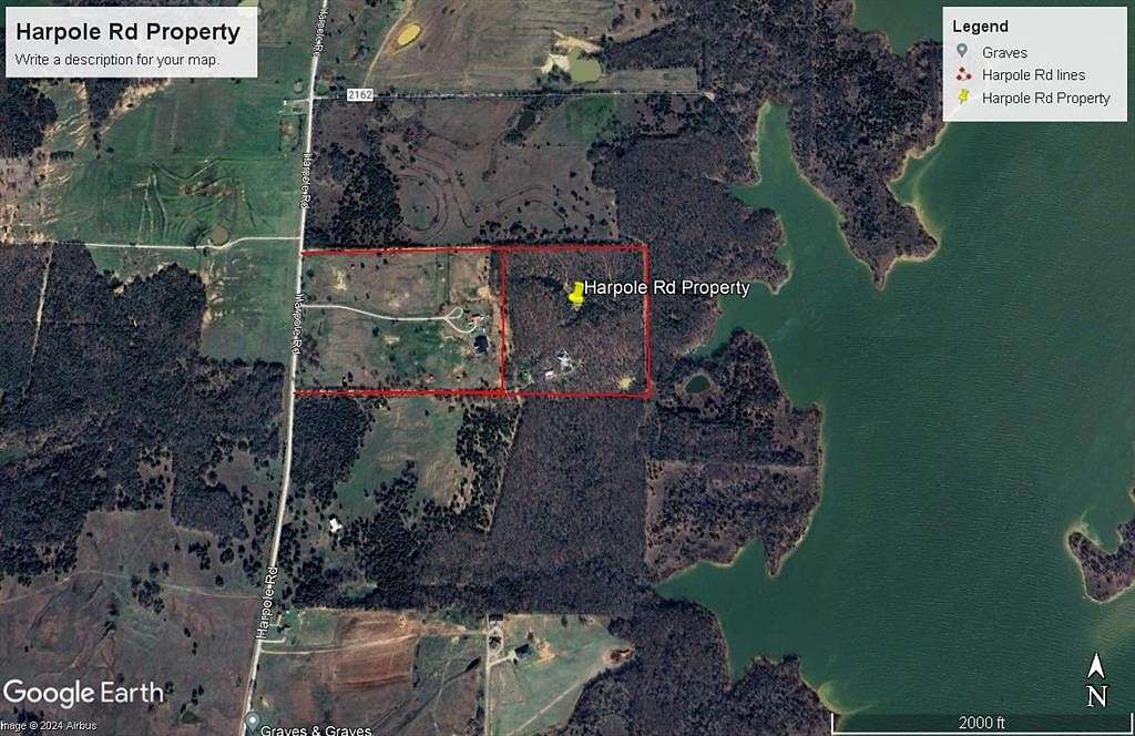 31 Acres of Agricultural Land with Home for Sale in Tioga, Texas