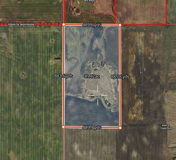 89 Acres of Recreational Land for Sale in Sarles, North Dakota