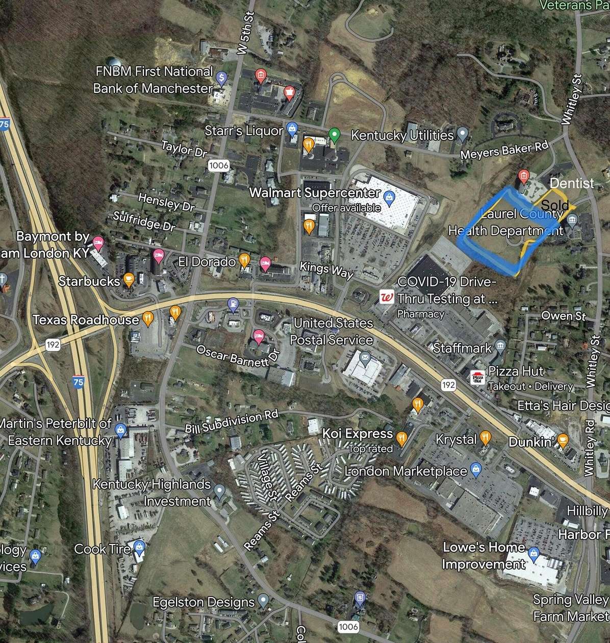 1.5 Acres of Commercial Land for Sale in London, Kentucky