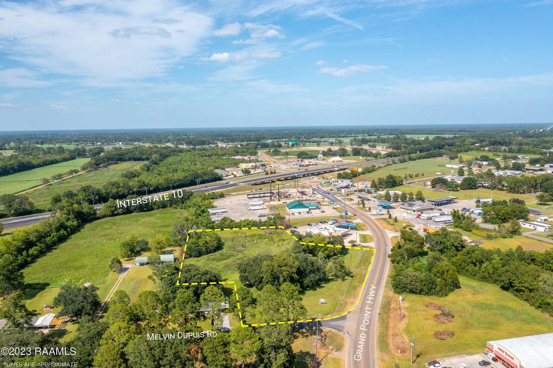 4.1 Acres of Commercial Land for Sale in Breaux Bridge, Louisiana