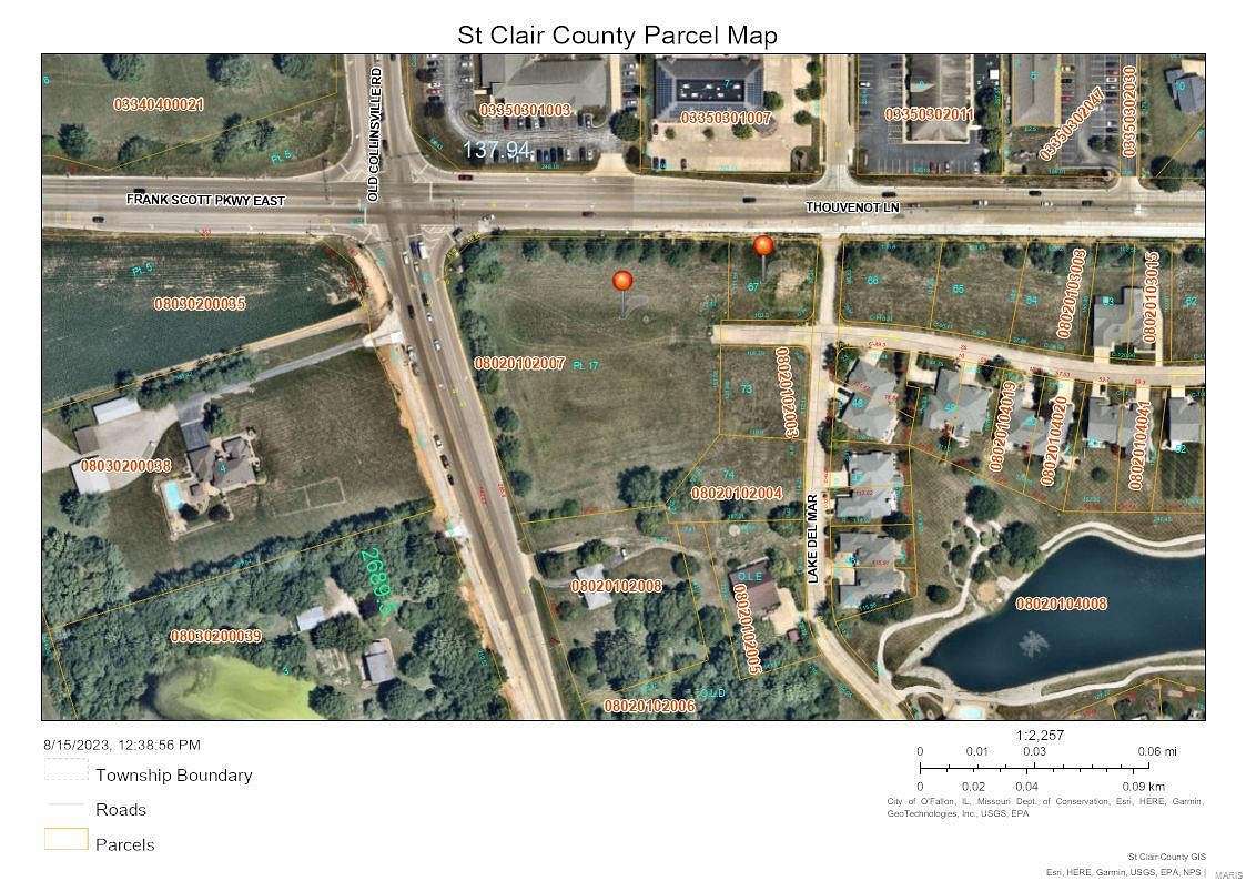 3.2 Acres of Commercial Land for Sale in Swansea, Illinois