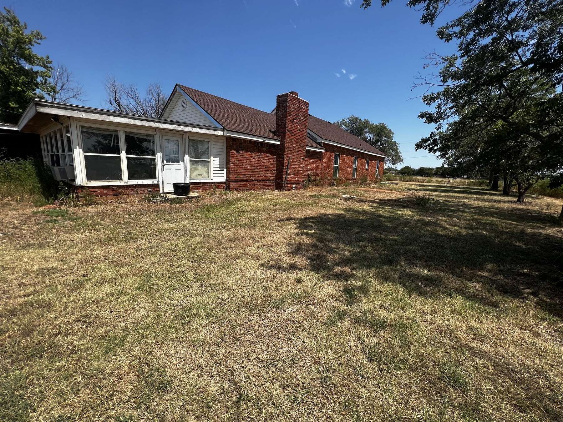 75.5 Acres of Agricultural Land with Home for Sale in Hobart, Oklahoma