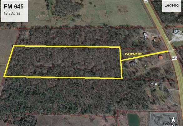 13.3 Acres of Land for Sale in Palestine, Texas