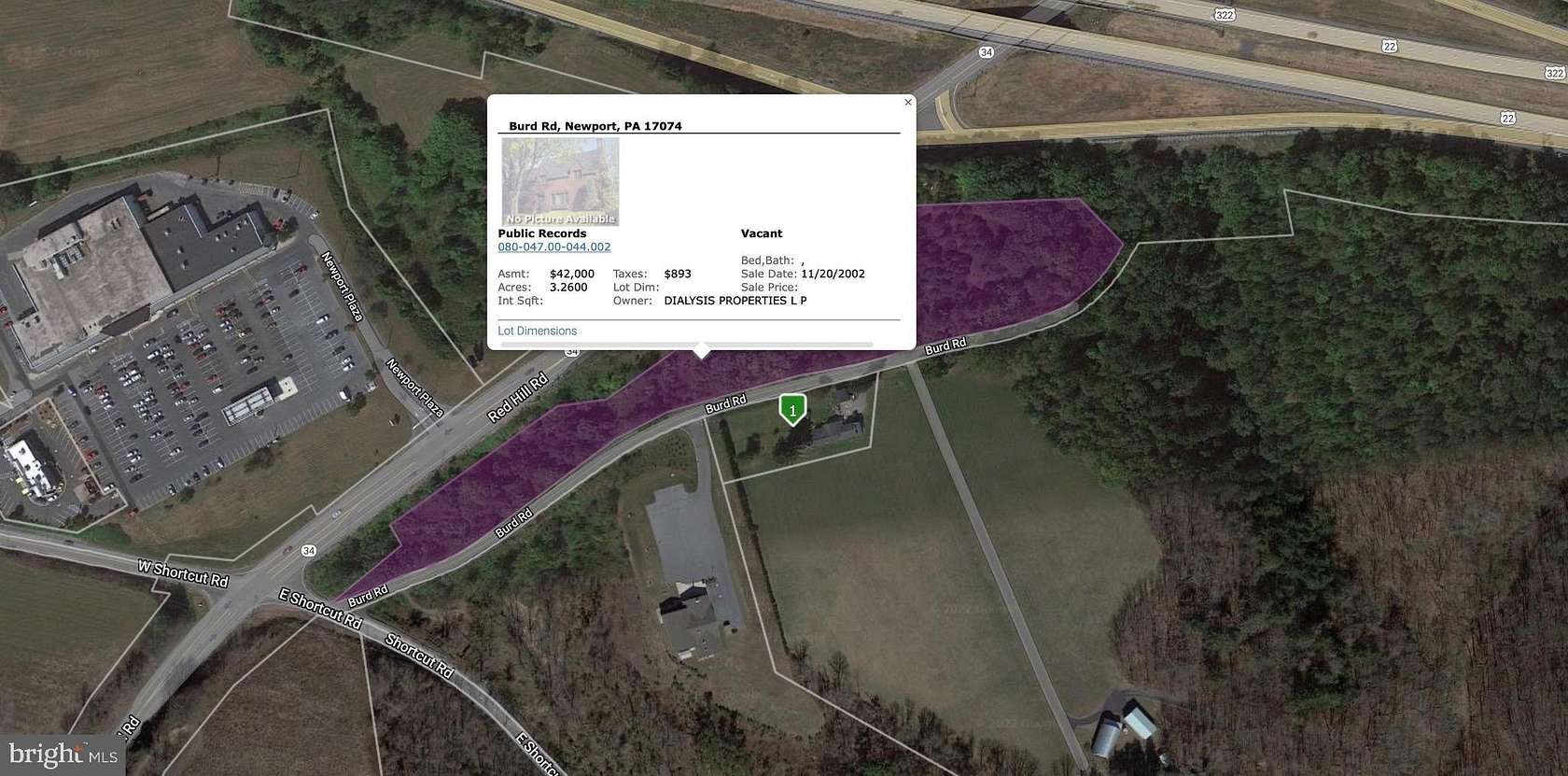 3.26 Acres of Commercial Land for Sale in Newport, Pennsylvania