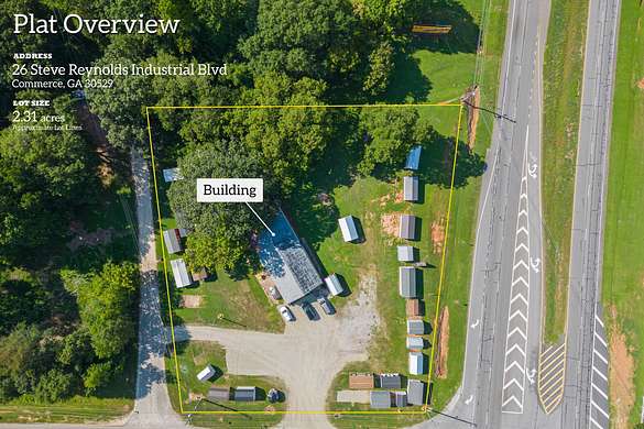 2.3 Acres of Commercial Land for Sale in Commerce, Georgia