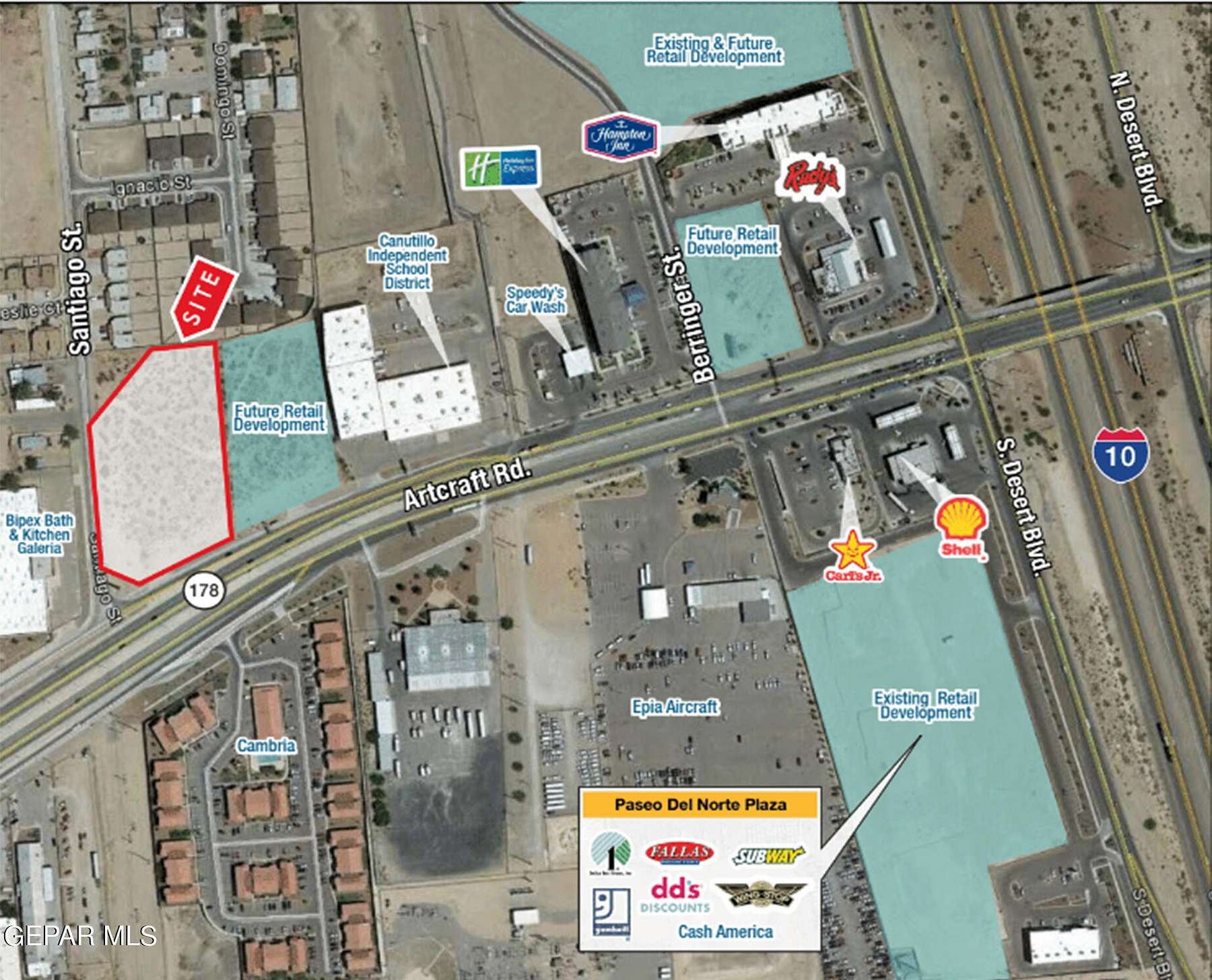 2.77 Acres of Commercial Land for Sale in El Paso, Texas