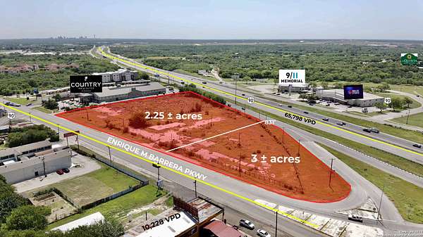 2.25 Acres of Commercial Land for Sale in San Antonio, Texas