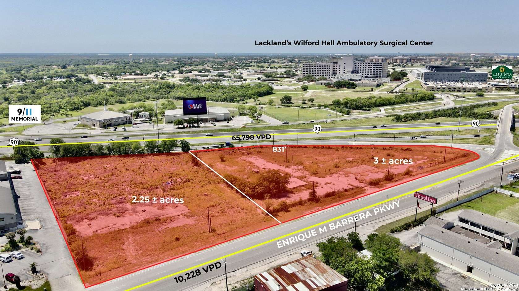 3 Acres of Commercial Land for Sale in San Antonio, Texas