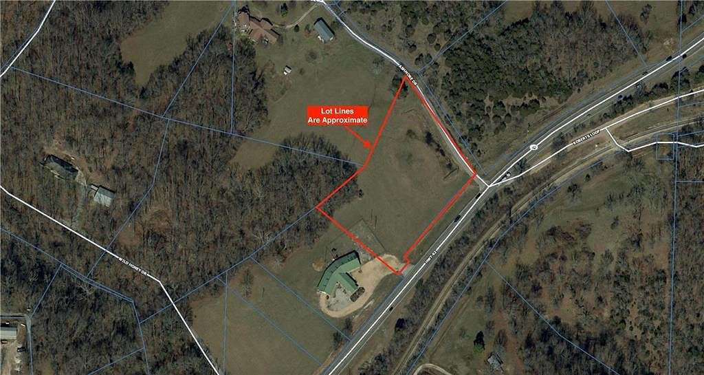 2.8 Acres of Commercial Land for Sale in Garfield, Arkansas