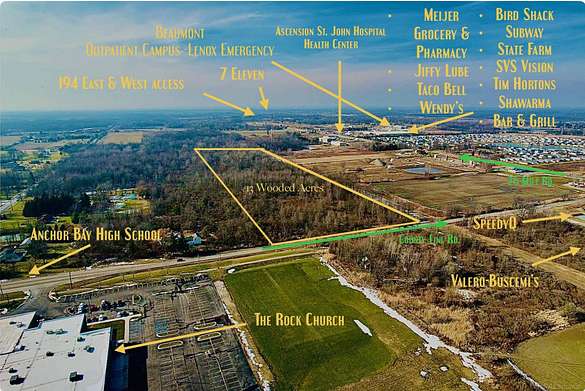 12.8 Acres of Land for Sale in Chesterfield Township, Michigan