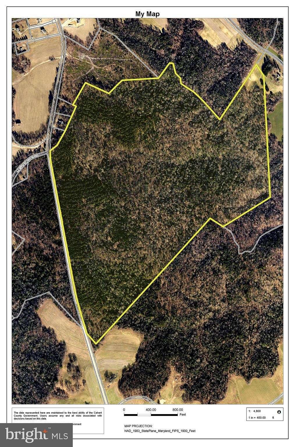 176 Acres of Land for Sale in St. Leonard, Maryland
