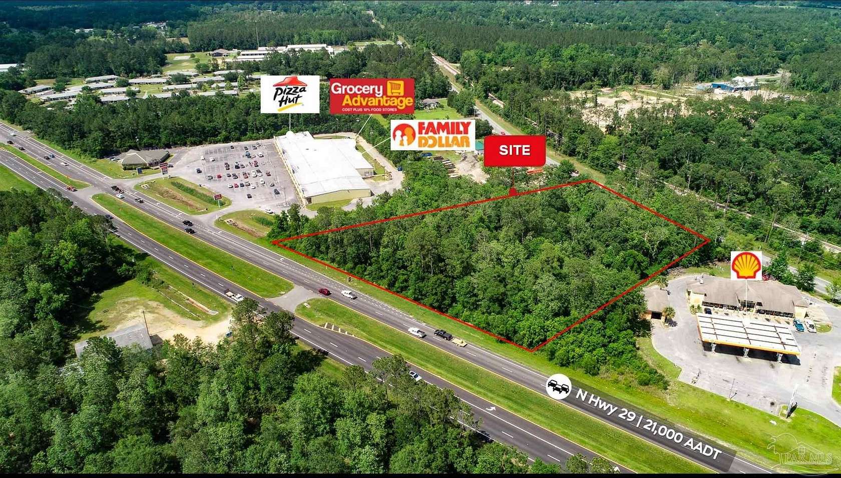 2.4 Acres of Commercial Land for Sale in Cantonment, Florida