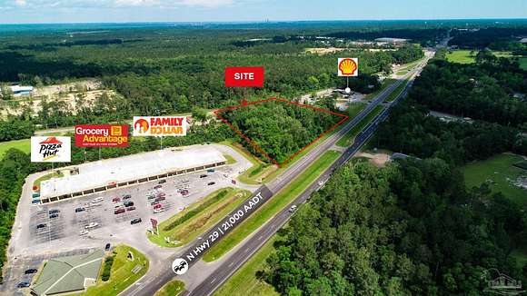 2.4 Acres of Commercial Land for Sale in Cantonment, Florida