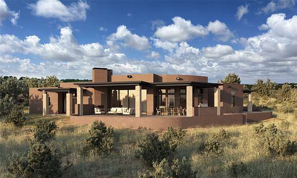 2.5 Acres of Residential Land with Home for Sale in Santa Fe, New Mexico