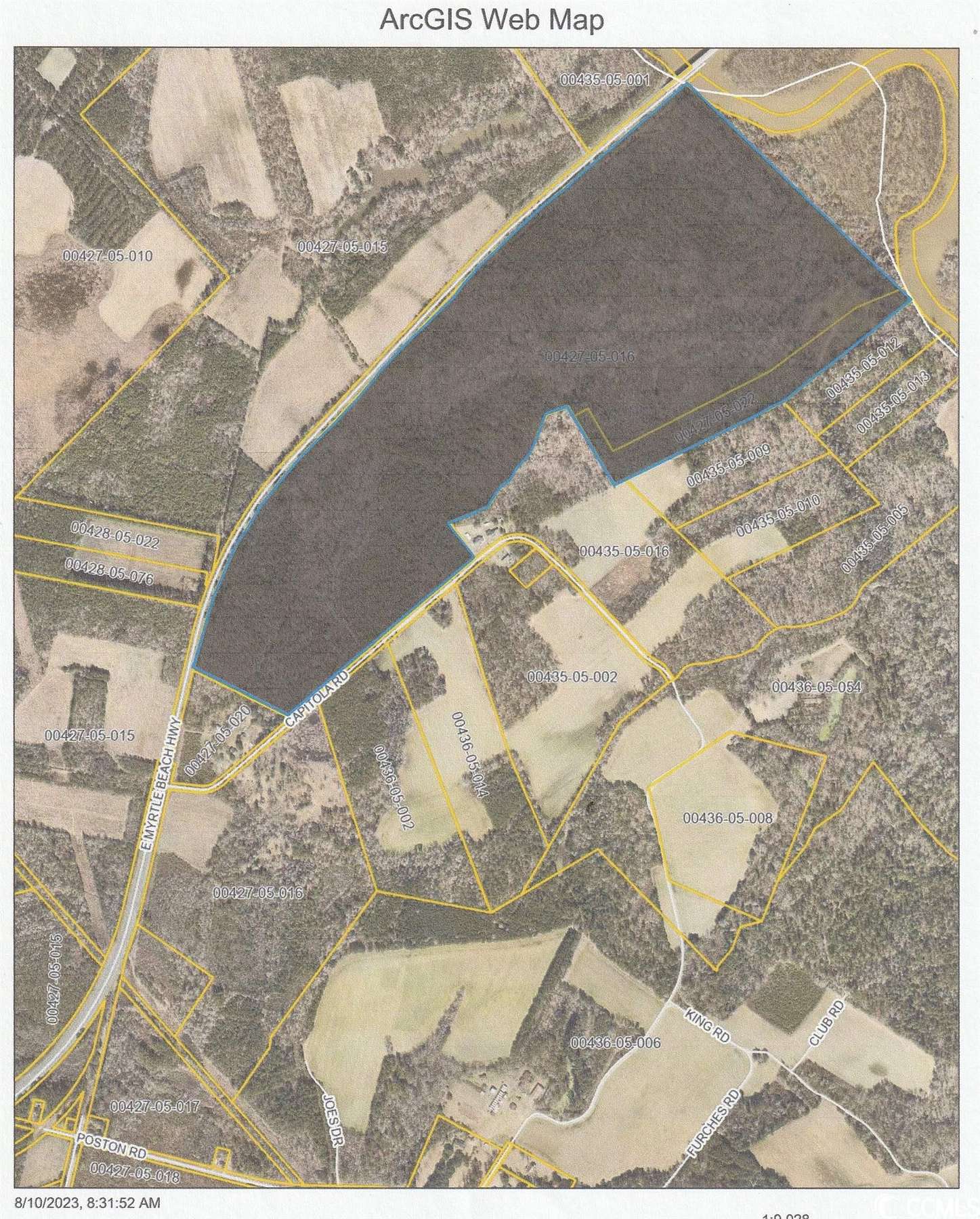 249 Acres of Recreational Land for Sale in Johnsonville, South Carolina
