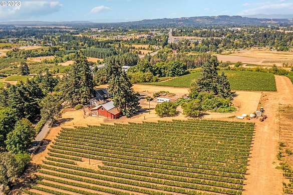 5 Acres of Land with Home for Sale in Newberg, Oregon