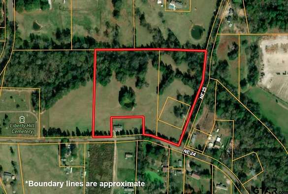 14.33 Acres of Land for Sale in Mount Pleasant, Texas