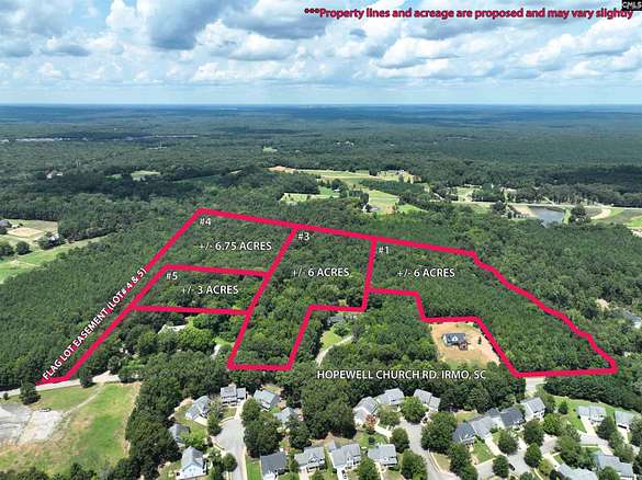 3 Acres of Residential Land for Sale in Irmo, South Carolina