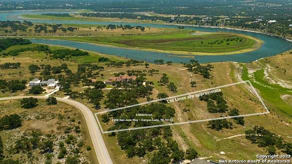 3.1 Acres of Residential Land for Sale in Canyon Lake, Texas