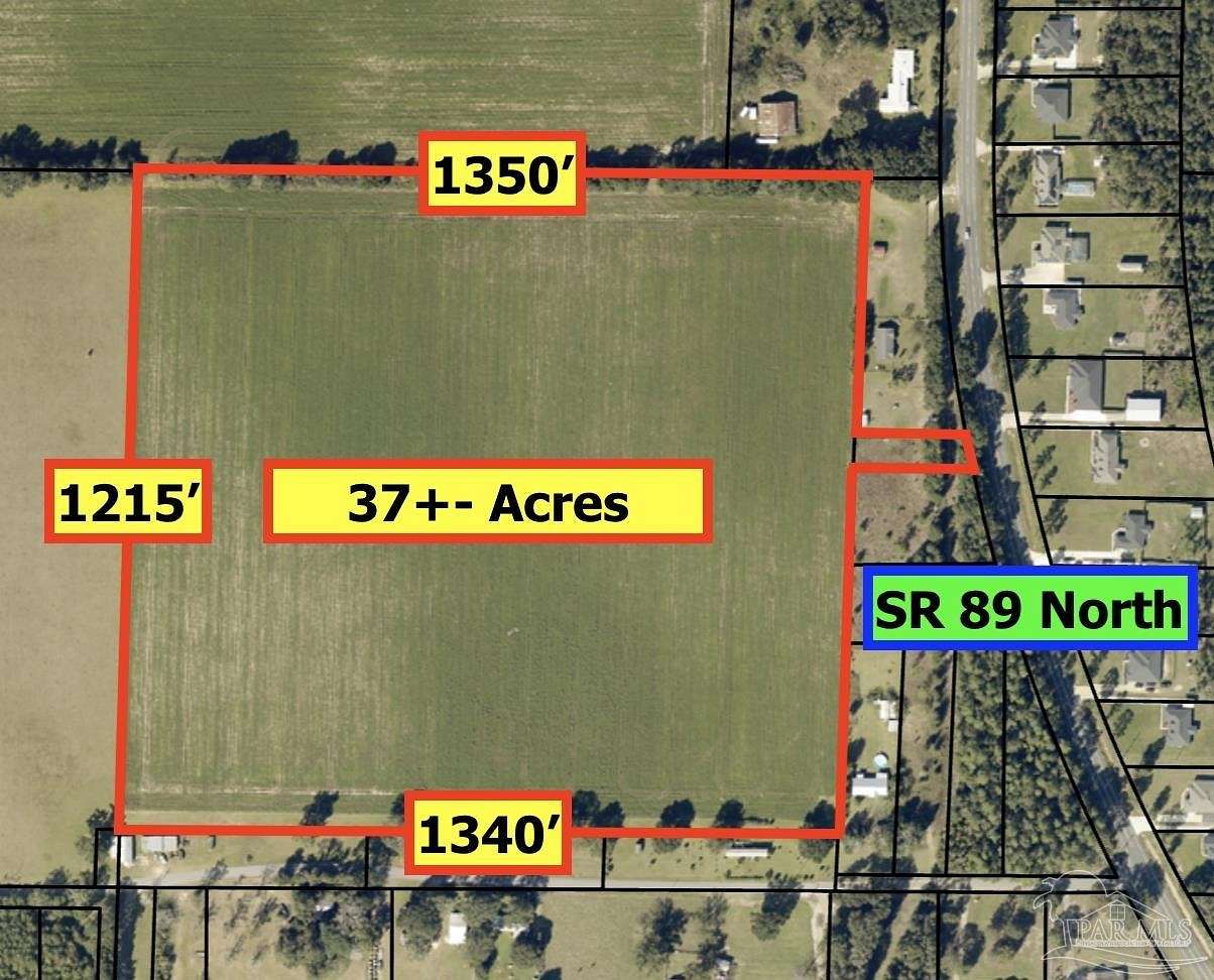 37 Acres of Land for Sale in Milton, Florida