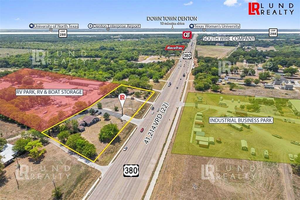 2 Acres of Commercial Land for Sale in Denton, Texas