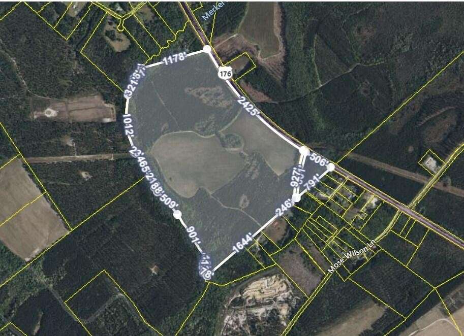 182 Acres of Land for Sale in Ridgeville, South Carolina