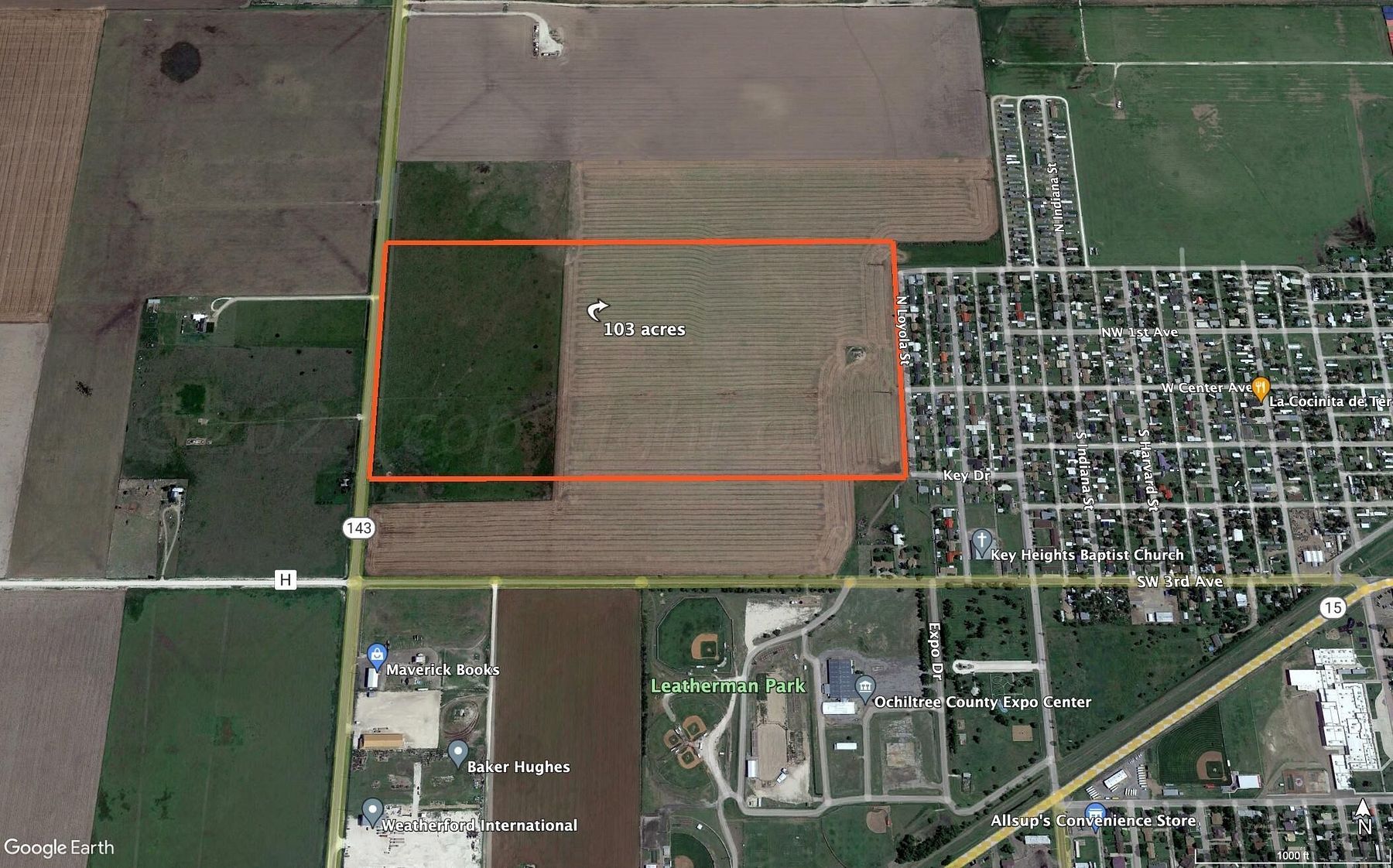 103 Acres of Land for Sale in Perryton, Texas