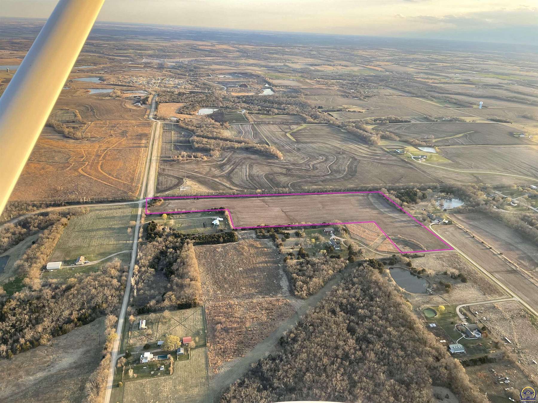 25 Acres of Land for Sale in Tecumseh, Kansas