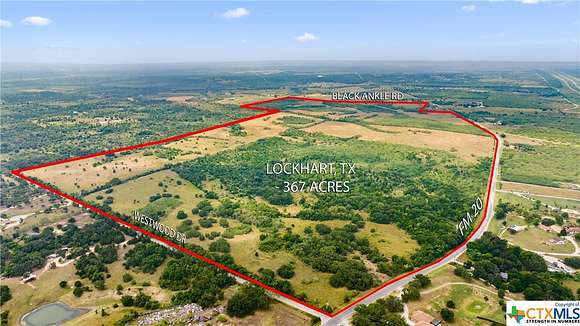 367.577 Acres of Agricultural Land for Sale in Lockhart, Texas