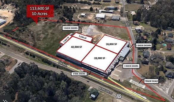 10 Acres of Improved Commercial Land for Sale in Ozark, Alabama