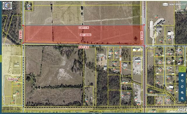 26.7 Acres of Mixed-Use Land for Sale in Sulphur, Louisiana