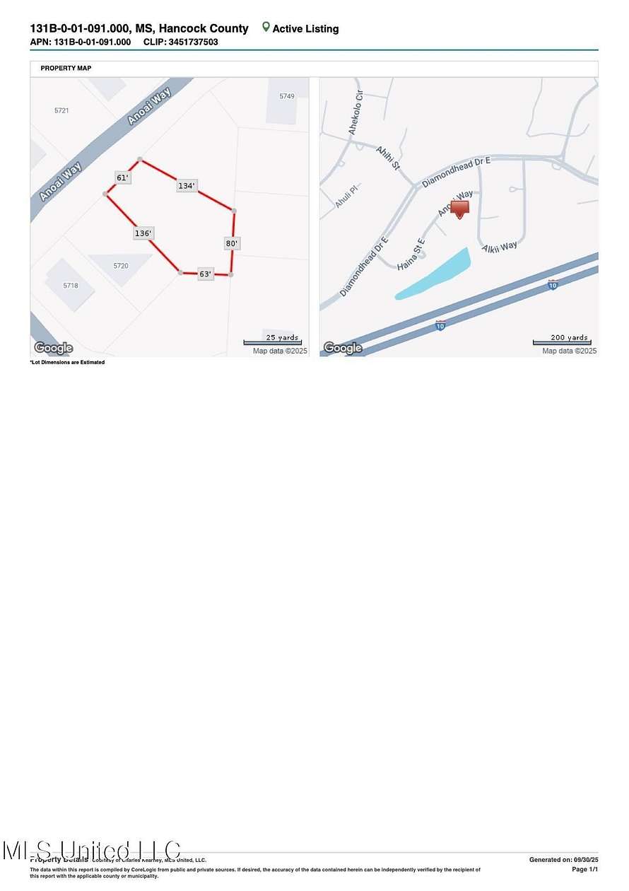0.31 Acres of Residential Land for Sale in Diamondhead, Mississippi