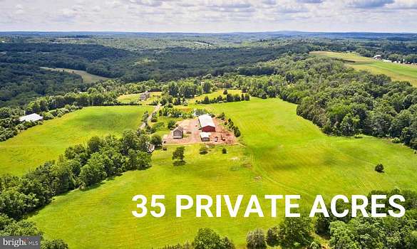 35 Acres of Agricultural Land with Home for Sale in Erwinna, Pennsylvania