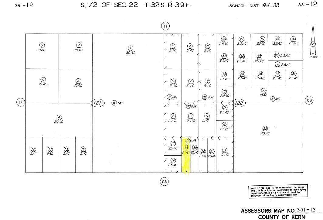 2.5 Acres of Land for Sale in North Edwards, California