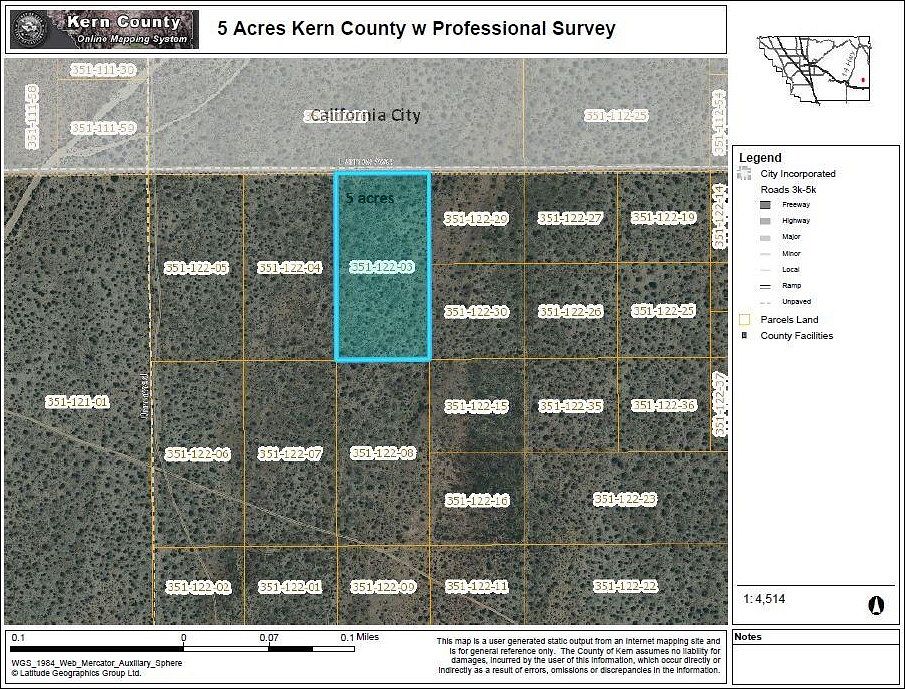 Land for Sale in North Edwards, California