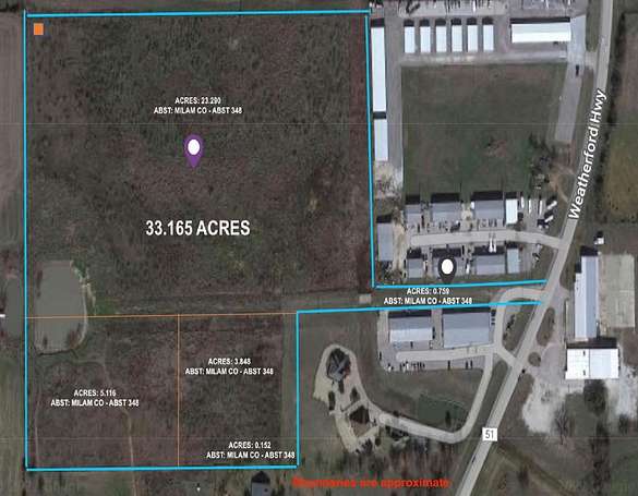 33.2 Acres of Land for Sale in Granbury, Texas