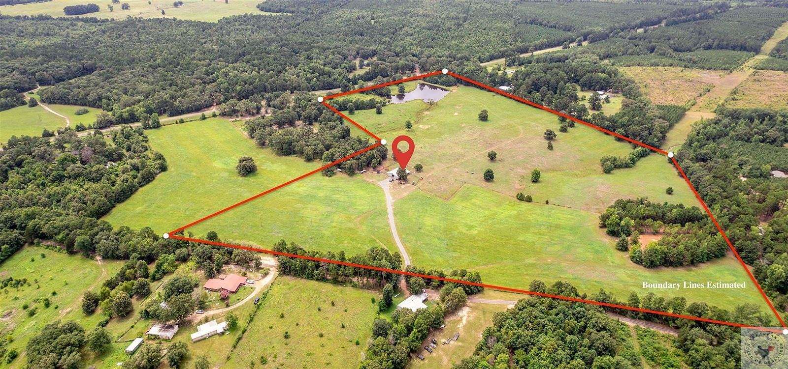 54 Acres of Agricultural Land with Home for Sale in Bivins, Texas