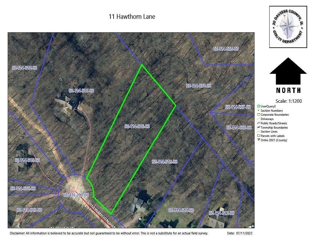 1.34 Acres of Land for Sale in Galena, Illinois