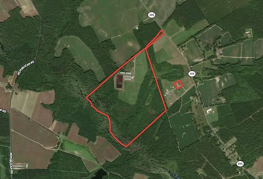 120 Acres of Recreational Land & Farm for Sale in Aulander, North Carolina