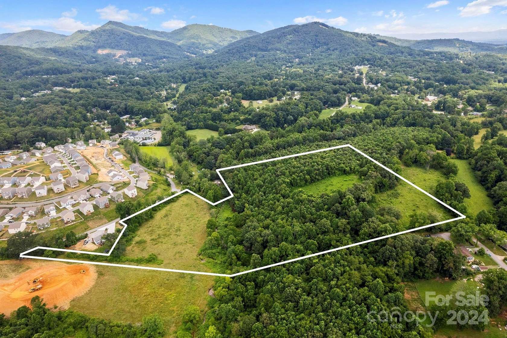 24.5 Acres of Recreational Land for Sale in Asheville, North Carolina